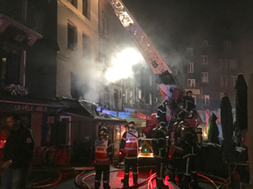 Incendie du quai Sainte-Catherine, les pompiers appellent au respect des consignes de sécurité