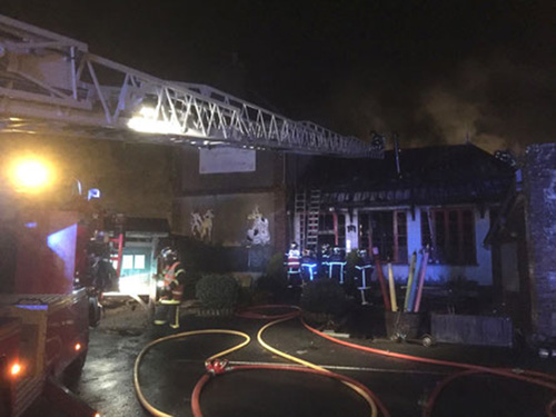 Un incendie détruit la crêperie de Gonneville-sur-Honfleur