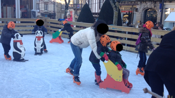 Une patinoire sèche pour le Marché de Noël…