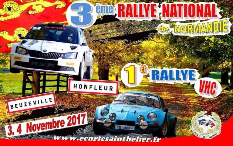 Programme du rallye de Normandie