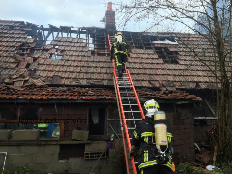 Ablon : Un incendie détruit une maison d’habitation et fait un blessé