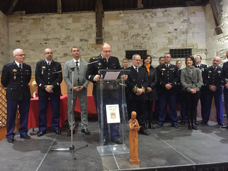 Les gendarmes de la Compagnie de Deauville fêtent Sainte-Geneviève à Honfleur…