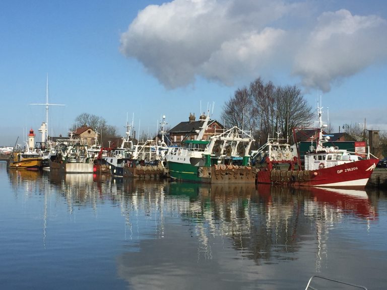 Mobilisation des Marins-Pêcheurs contre l’implantation d’un parc Éolien en Manche Est…