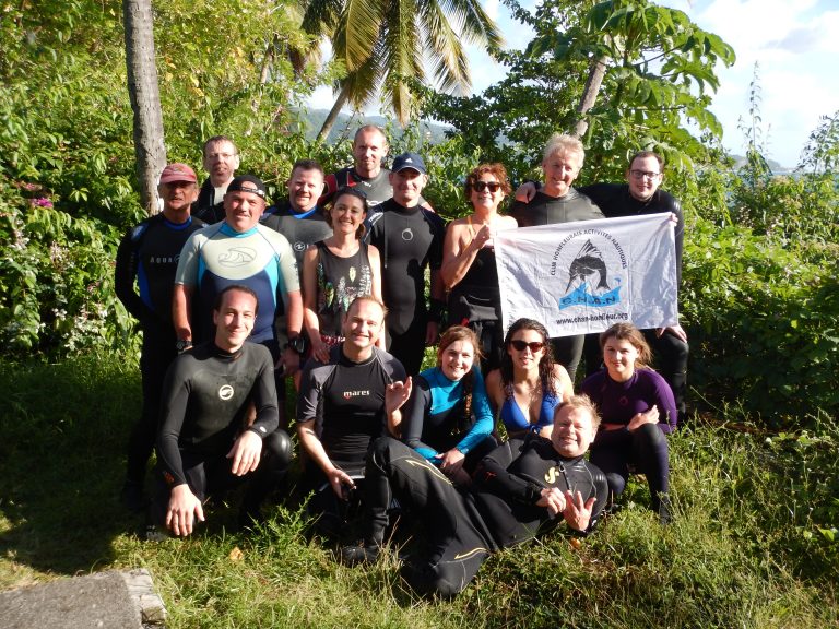 Séjour à la Martinique pour les plongeurs du CHAN