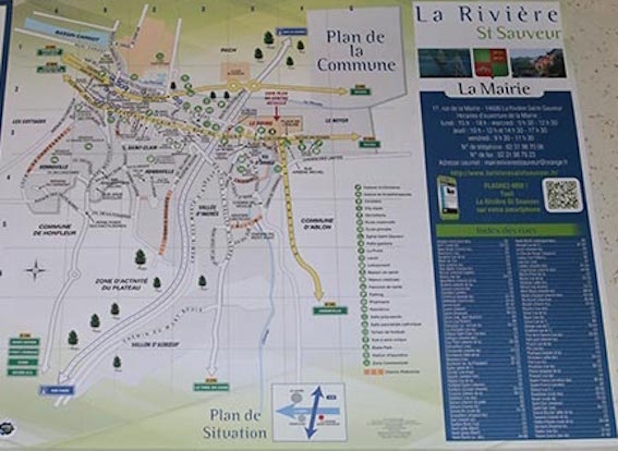 Le nouveau plan de la Rivière-Saint-Sauveur vient de sortir