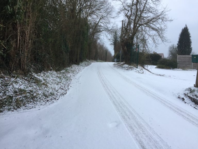 La neige sur Honfleur et son canton