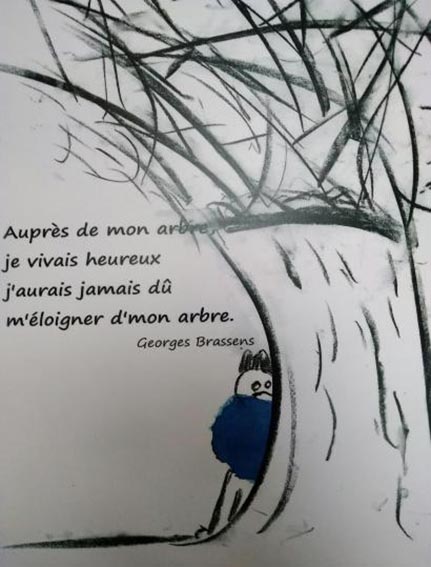 « L’Arbre à Palabres » s’expose en ville