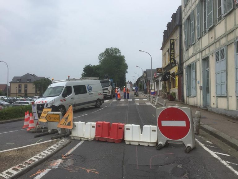 Reprise des travaux Rue Jean Revel et Route Emile Renouf…