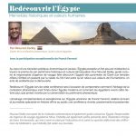 Communiqué de presse – Conférence – Redécouvrir l&rsquo;Egypte – 22 juin 2018 … – copie