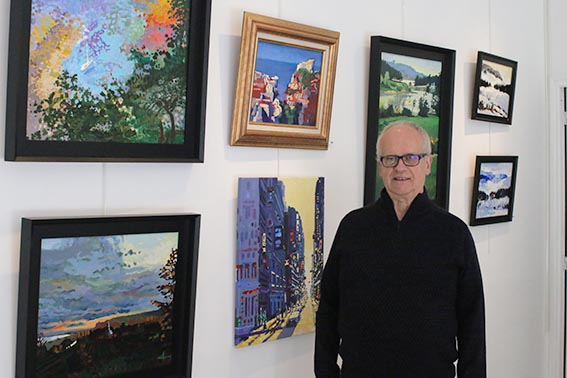 Guillaume de Saint-Pierre a ouvert son atelier-galerie