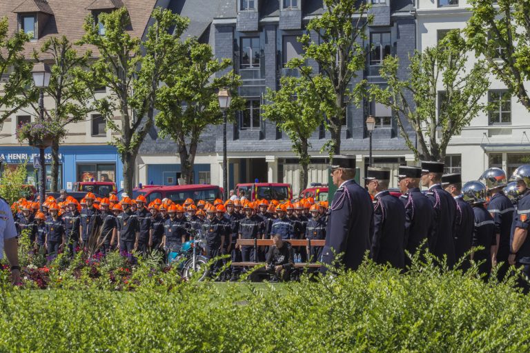 320 Jeunes Sapeurs-Pompiers du Calvados à Honfleur
