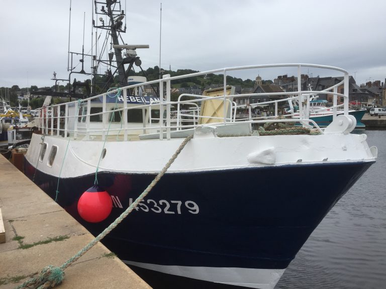 Un nouveau bateau de pêche pour la flottille honfleuraise…