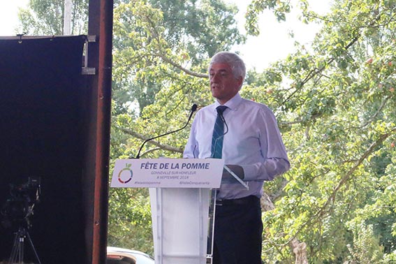 La Fête de la Pomme a réuni les partisans d’Hervé Morin à Gonneville-sur-Honfleur…