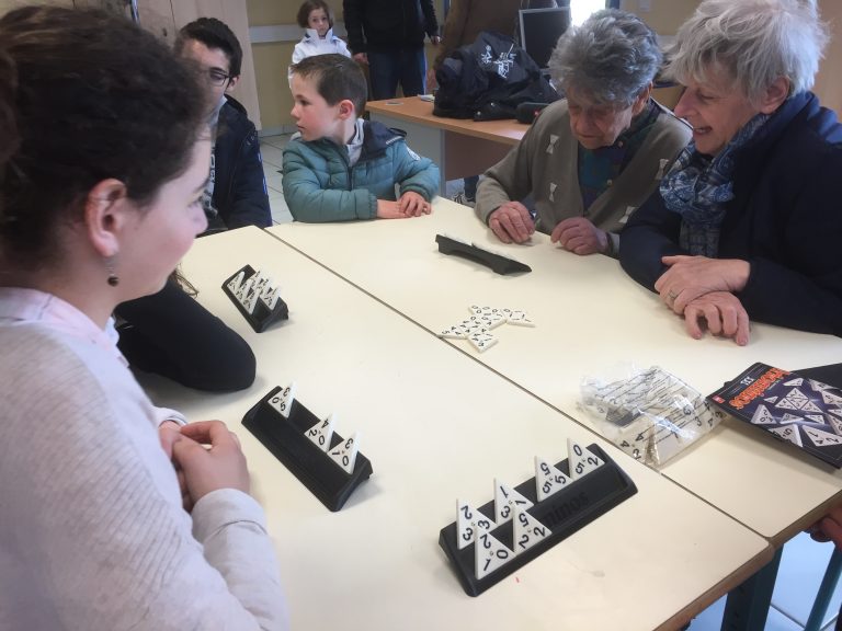 Rencontre intergénérationnelle au Centre Aéré d’Ablon