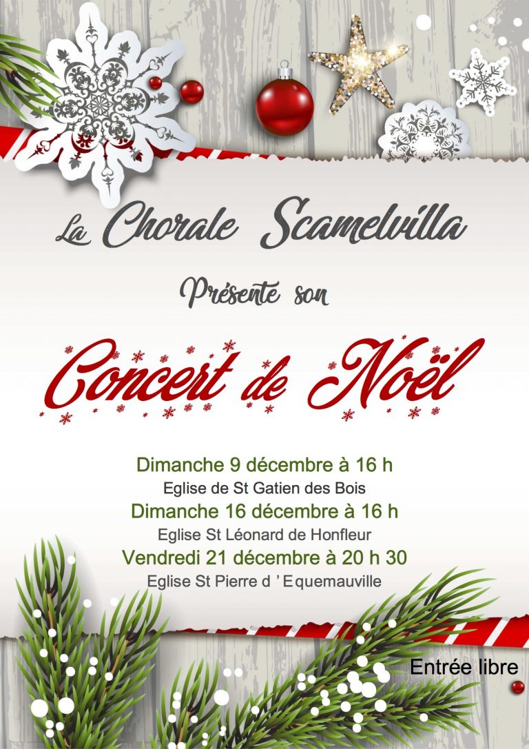 Concert de Noël de la chorale Scamelvilla