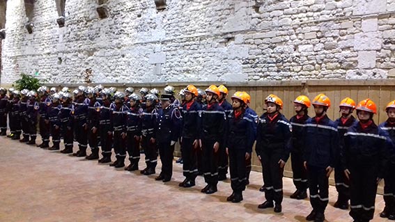 Les pompiers honfleurais célèbrent Sainte Barbe…