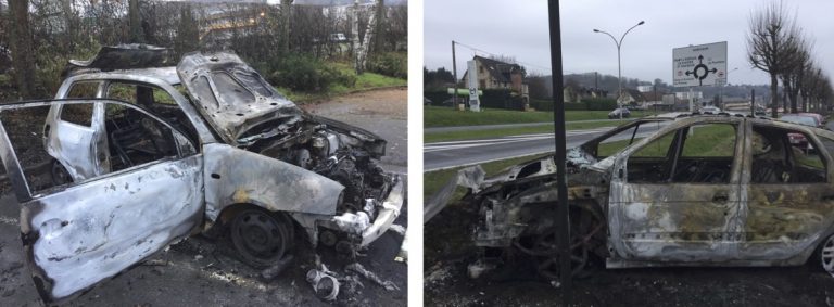 Deux voitures incendiées cette nuit à Honfleur …