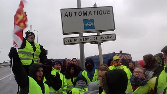 La réunification des « Gilets Jaunes » normands sur le pont de Normandie impossible…