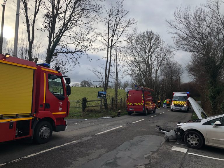 Pennedepie : Le pied d’un motocycliste sectionné à la suite d’un accident…