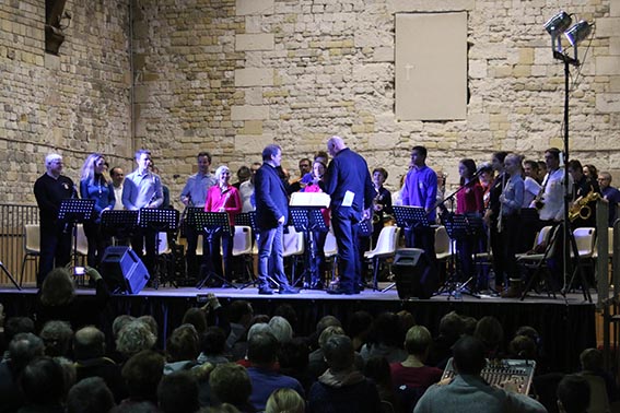 350 personnes enchantées par Honfleur Harmonie et Marlène Le Floch