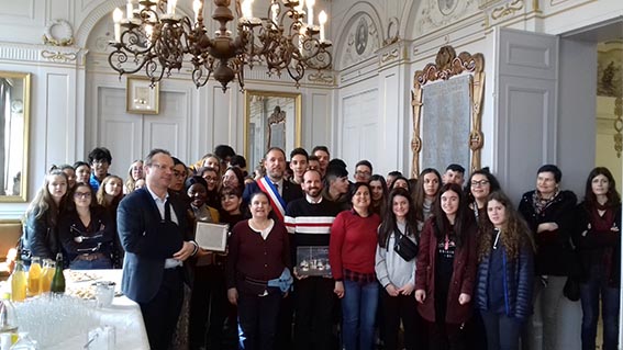 Les Lycéens espagnols reçus en mairie