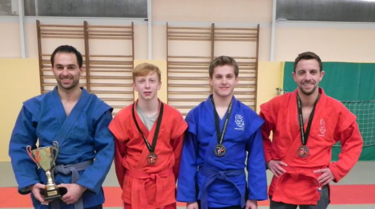 Les samboïstes honfleurais sur le podium du tournoi international de Folkestone…