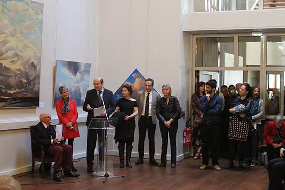 Les ciels de Denis Rivière inaugurés au Musée E.Boudin…