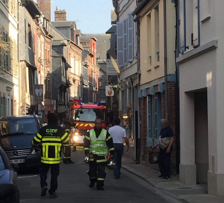 Drôle d’accueil pour les sapeurs-pompiers honfleurais…