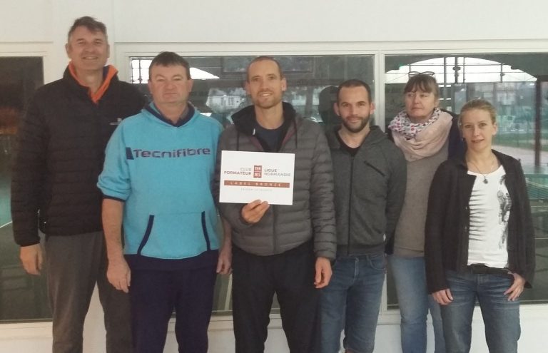 Remise du Label Club Formateur Bronze au Tennis Club Honfleurais