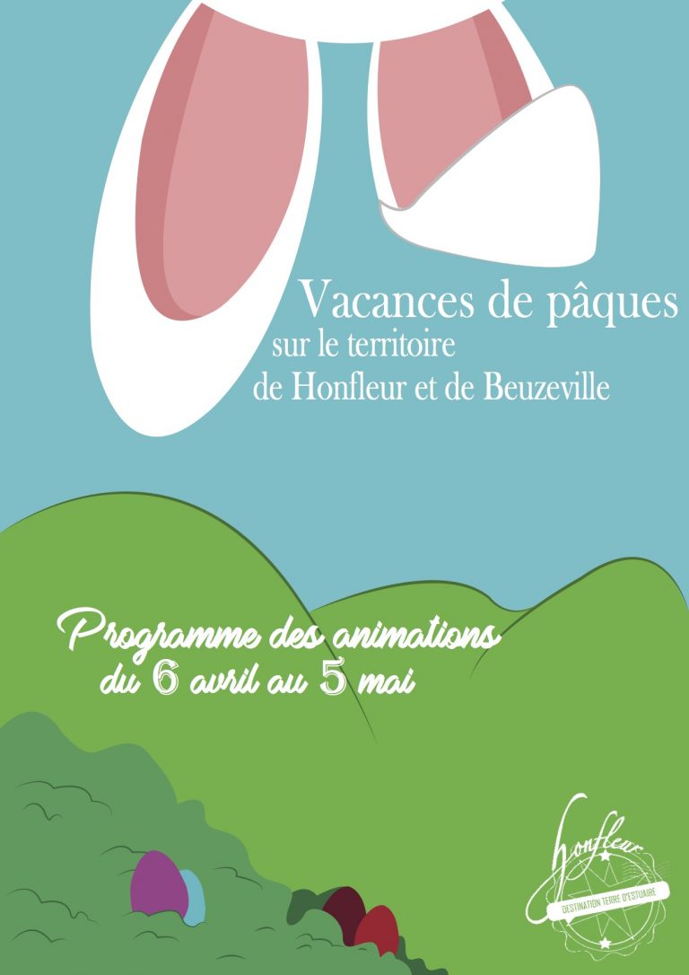 Programme des animations pour les vacances de Pâques