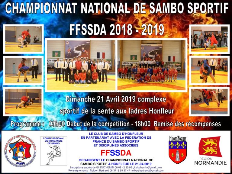 Championnat national de Sambo à Honfleur…