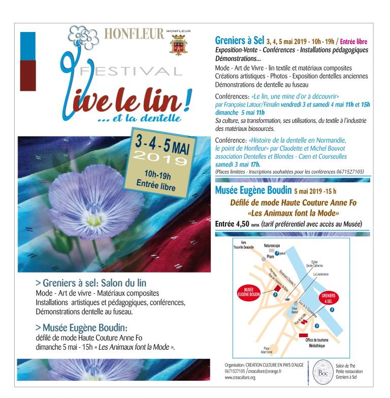 Le Salon du Lin revient du 3 au 5 mai 2019