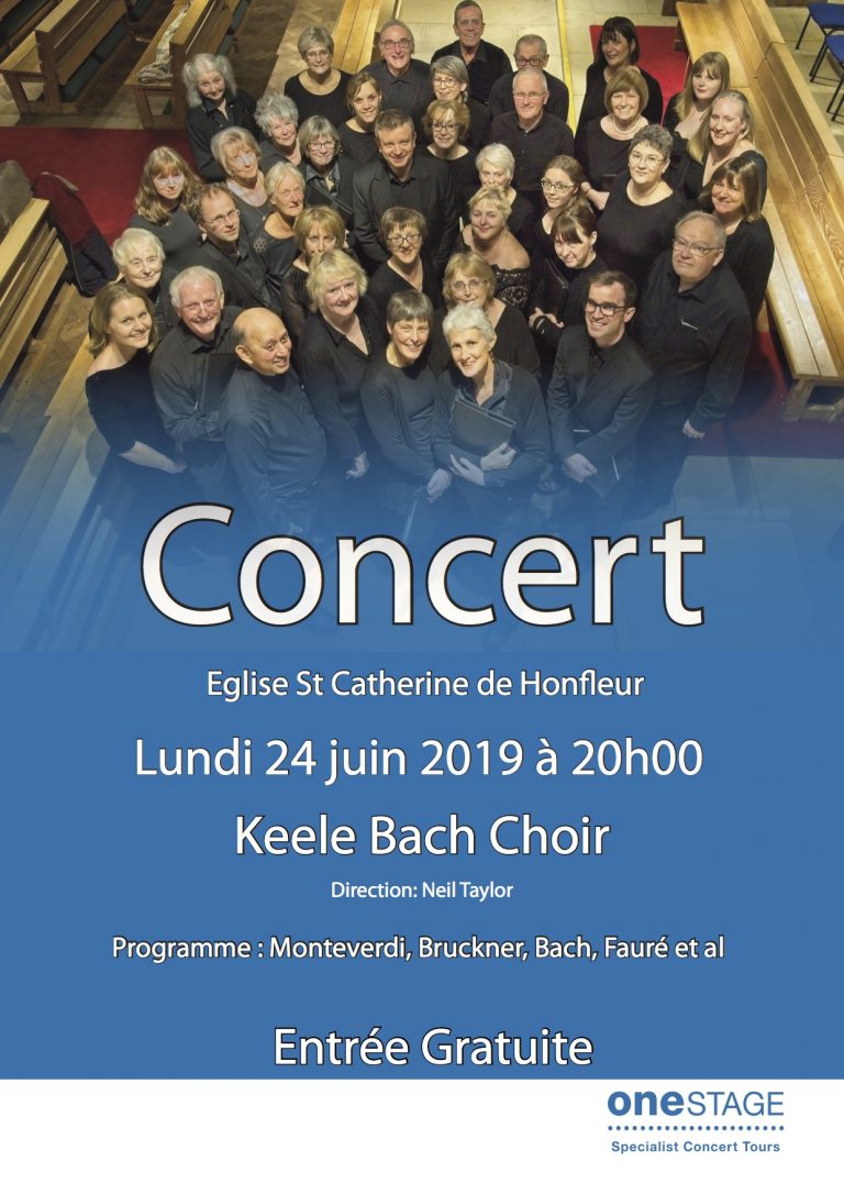 The Keele Bach Choir en concert à Sainte-Catherine