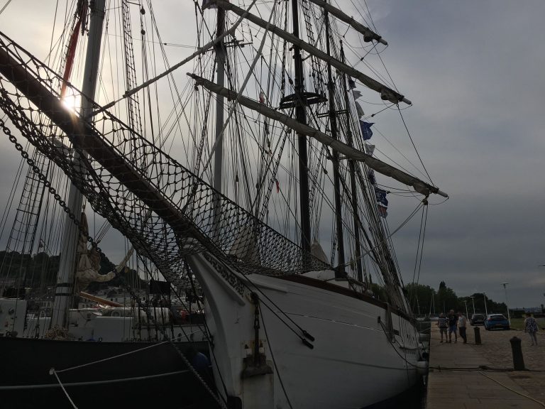 Le « Marité » en escale à Honfleur…