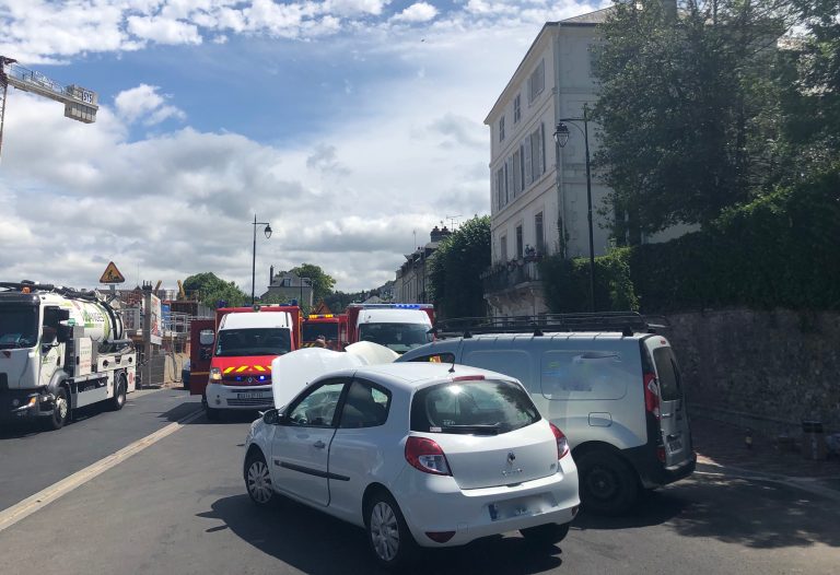 Un accident route Émile Renouf fait cinq blessés légers dont 4 enfants