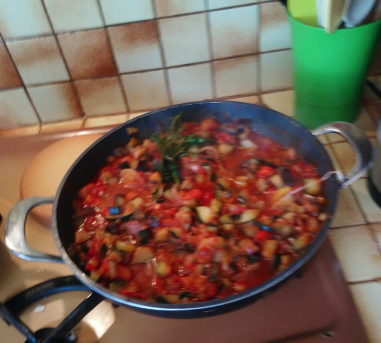 Ma ratatouille de légumes,