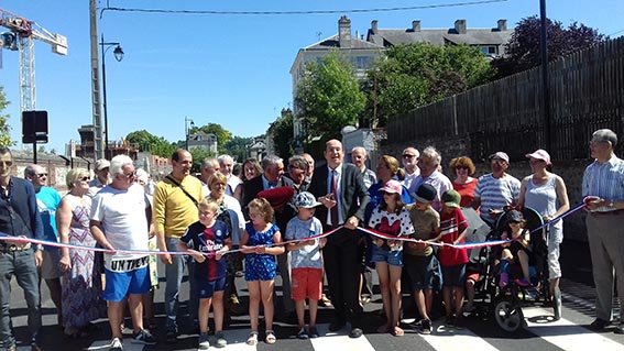 Les rues Jean Revel et Emile Renouf inaugurées après travaux