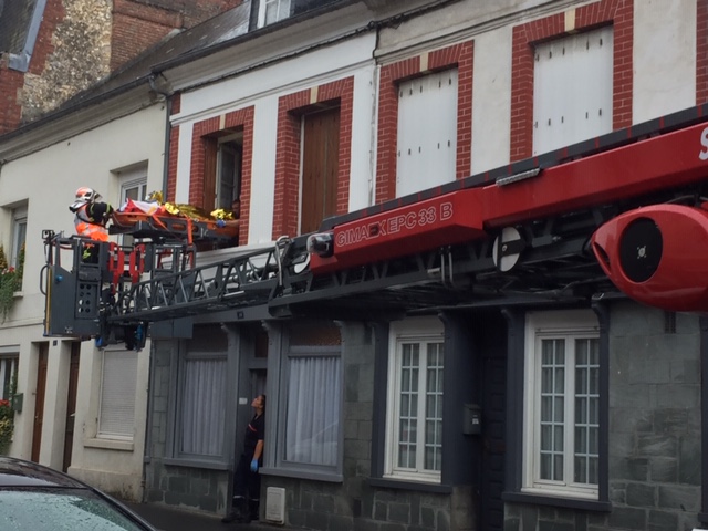 Évacuation délicate d’un blessé à La Rivière Saint-Sauveur