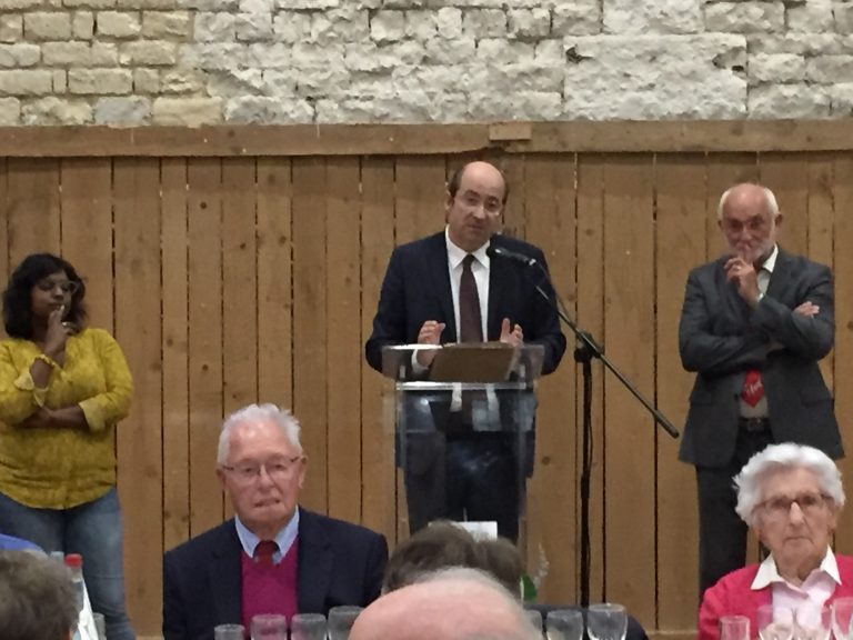 311 invités au repas des anciens, l’occasion pour le maire de faire le bilan de l’année écoulée.