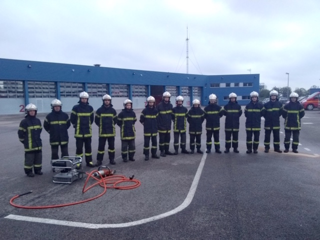 Des jeunes stagiaires au centre de secours de Honfleur