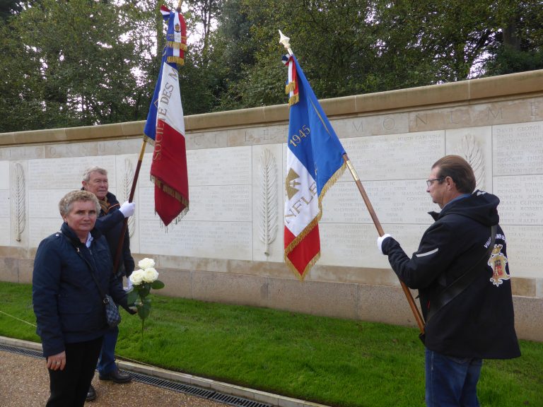 La Société des Marins de Honfleur au cimetière militaire de Colleville-Montgomery