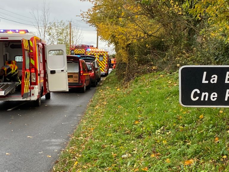 Pennedepie : Un accident Route de Trouville fait 3 blessés dont un grave