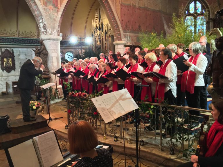 La chorale Scamelvilla à Saint-Léonard