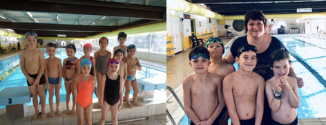 Les jeunes nageurs du CHAN valident leurs 1ères compétences.
