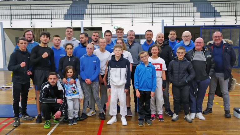 Séance d’entraînement entre judokas du JSCH et Boxeurs Ring Honfleurais