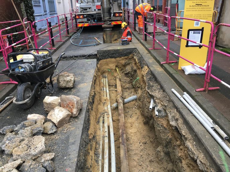 Quatre semaines de travaux rue de la Chaussée