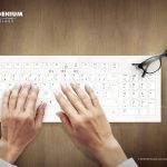 Clavier d’ordinateur antibactérien