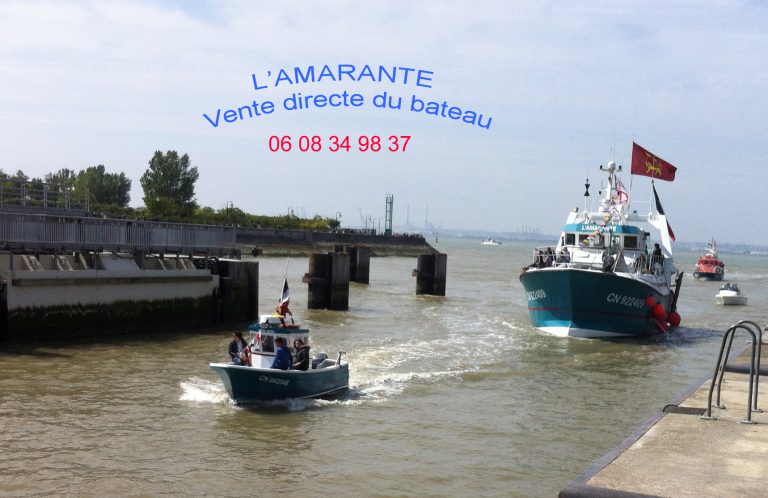 Retour de pêche pour le bateau « L’Amarante »…