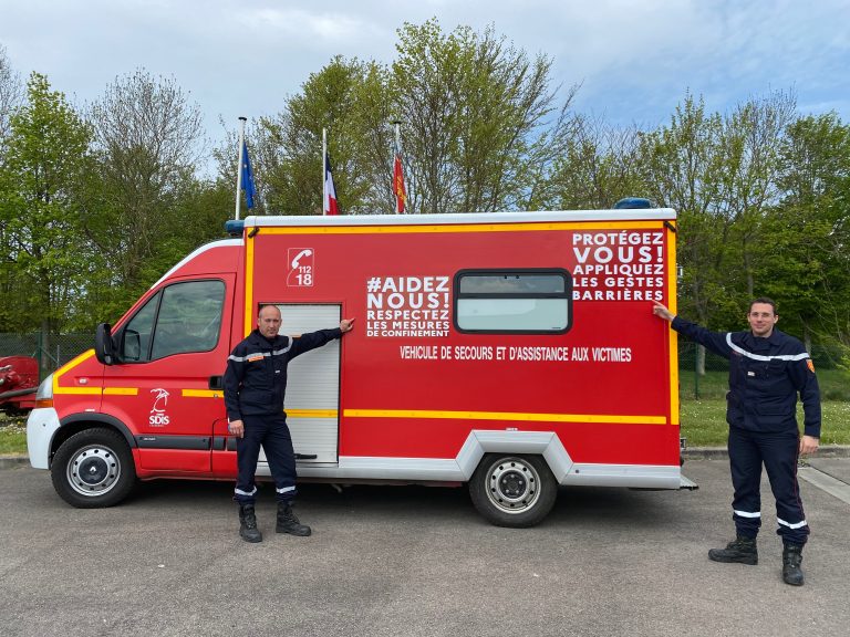 Coronavirus : Les sapeurs-pompiers du Calvados lancent une campagne de sensibilisation aux gestes barrières…