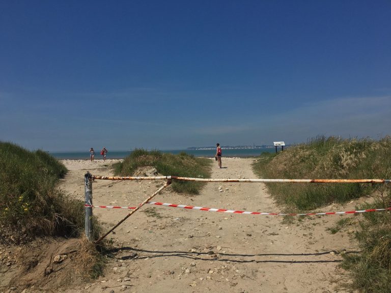 La plage de Pennedepie reste fermée….